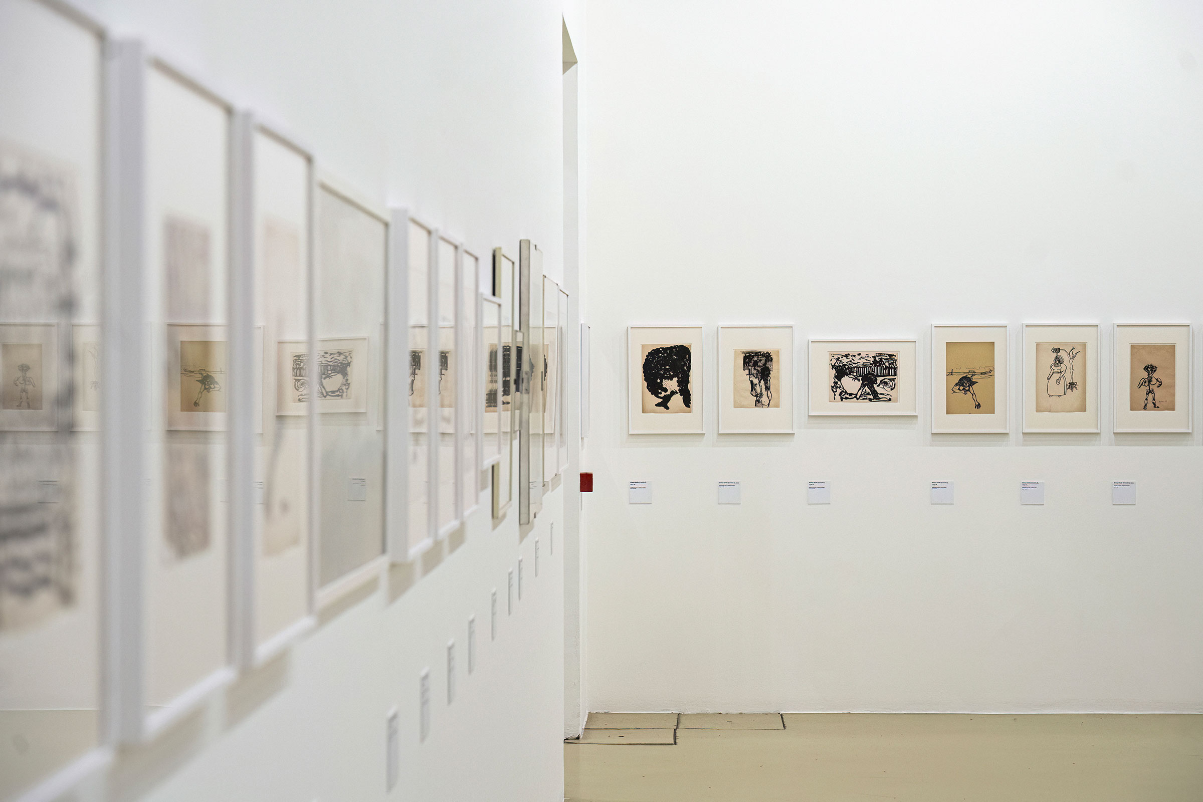 u0022Fabio Mauri. Esperimenti nella verifica del Male / Experiments in the verification of evilu0022, veduta espositiva